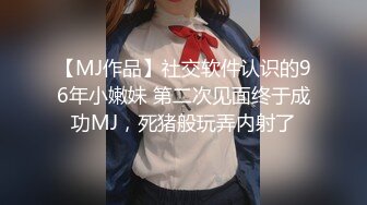 【MJ作品】社交软件认识的96年小嫩妹 第二次见面终于成功MJ，死猪般玩弄内射了