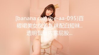 [banana cat] (bc-aa-095)百褶裙美女肉色丝袜配白短袜..透明蕾丝内露屁股...