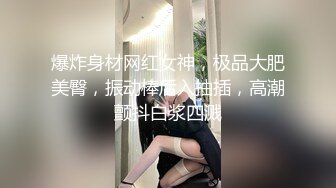 爆炸身材网红女神，极品大肥美臀，振动棒后入抽插，高潮颤抖白浆四溅