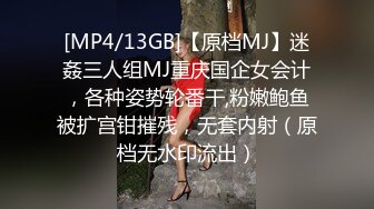 [MP4/13GB]【原档MJ】迷姦三人组MJ重庆国企女会计，各种姿势轮番干,粉嫩鲍鱼被扩宫钳摧残，无套内射（原档无水印流出）