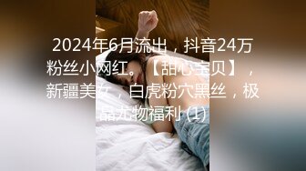 2024年6月流出，抖音24万粉丝小网红。【甜心宝贝】，新疆美女，白虎粉穴黑丝，极品尤物福利 (1)