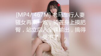 [MP4/ 467M] 老马车行人妻骚女再来一炮，骑在身上摸肥臀，站立后入全裸输出，搞得受不了