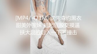 [MP4/ 471M] 沈先森约黑衣甜美外围妹 翘起屁股交摸逼 扶大屁股后入一下下撞击